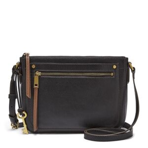 FOSSIL FARRAH LEATHER CROSSBODY NWOT!